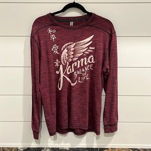 🔴 3 FOR $25 - U.S. Apparel long sleeve shirt Size large L